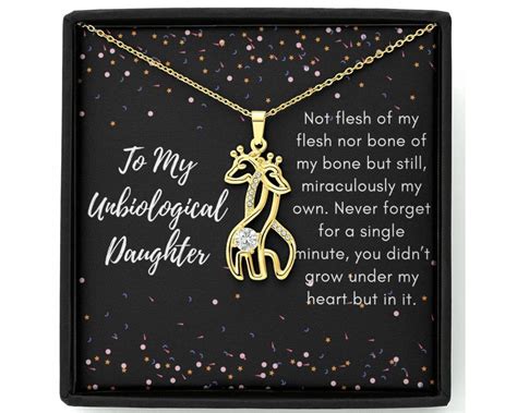 unbiological daughter gifts